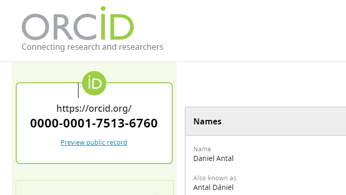 All our researchers are identified with an ORCiD identifier